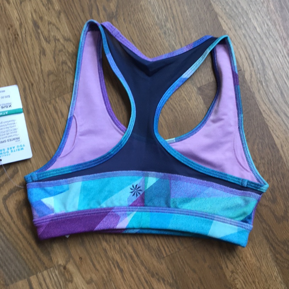 NEW Athleta Girl Printed Sports Bra, size XS/6 - Picture 4 of 5